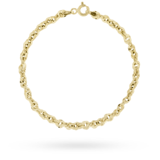 Bransoletka Złota Splot Irydia