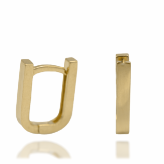 Kolczyki Złote w Kształcie Litery ''U''