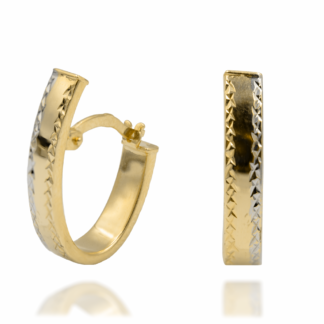 Kolczyki Angielskie Diamentowane