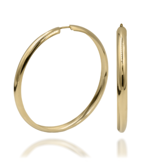 Kolczyki Złote Kreolki Klasyczne 50mm