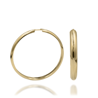 Kolczyki Złote Kreolki Klasyczne 44mm