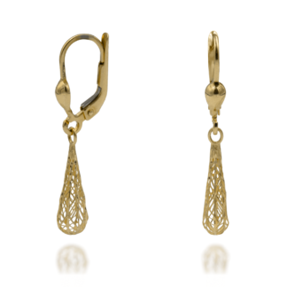 Kolczyki Złote Siatkowe