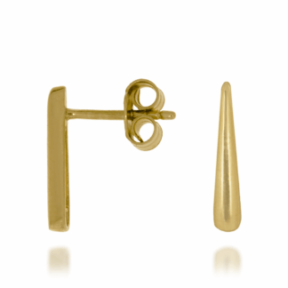 Złote Kolczyki Sztyft Łezki