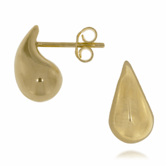 Kolczyki Złote Sztyft '' Łezki'' Średnie