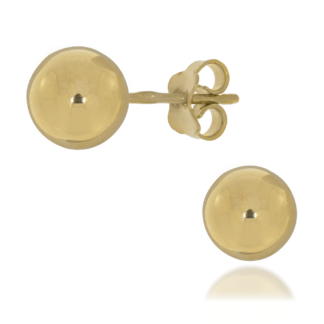 Kolczyki Sztyft Kulki Średnie 8mm