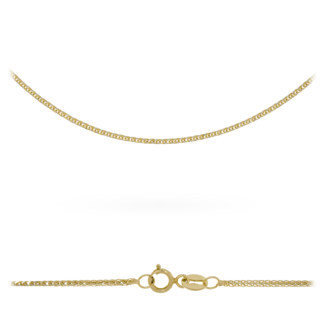 Łańcuszek Złoty Splot Lisi Ogon