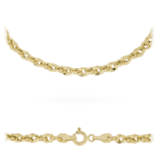 Łańcuszek Złoty Splot Irydia Grubość 0,25cm