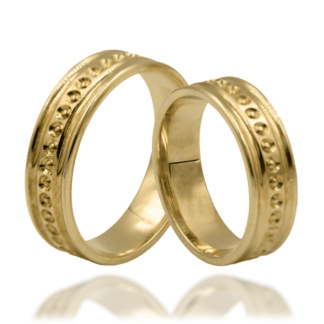 Obrączki Złote z Ornamentem Szlachetności