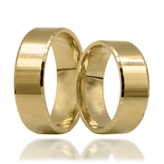 Obrączki Ślubne o Wielopłaszczyznowym Szlifie i Diamentowanym Fazowaniu