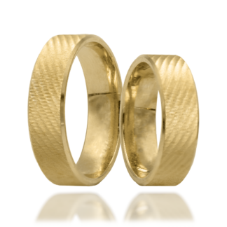 Obrączki z Teksturowanym Motywem Diagonalnym