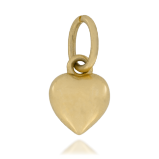 Zawieszka Złote Malutkie Serduszko Gładkie Wypukłe z Dwóch Stron