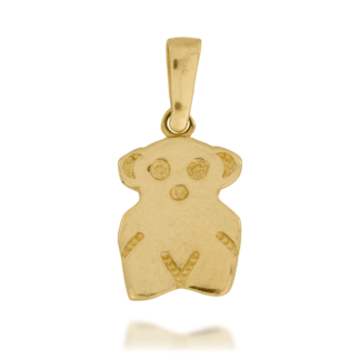 Zawieszka Złoty Malutki Wizerunek Misia