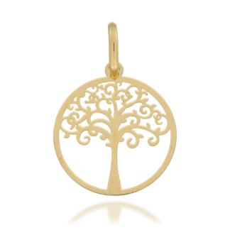 Zawieszka Złota Drzewko Szczęścia Małe Klasyczne